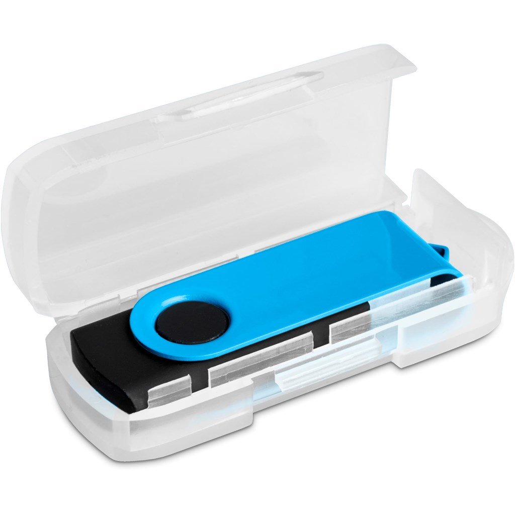 Axis Gyro Black Flash Drive - 16GB