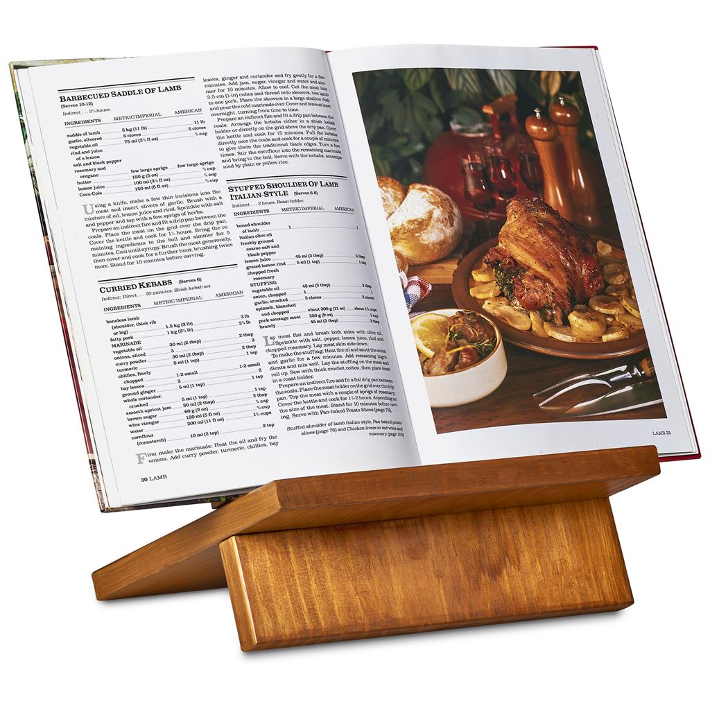 Rustic Cookbook Stand
