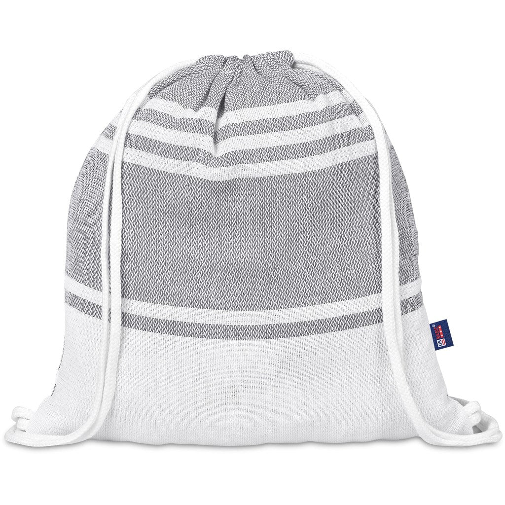 Santa Cruz Cotton-Rich Beach Towel & Drawstring Bag