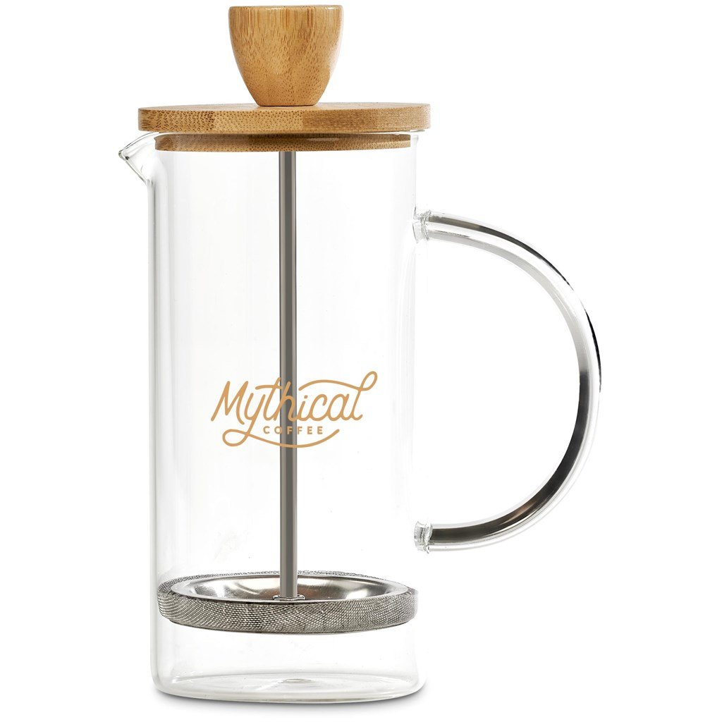 Osu Glass & Bamboo Coffee Plunger - 350ml