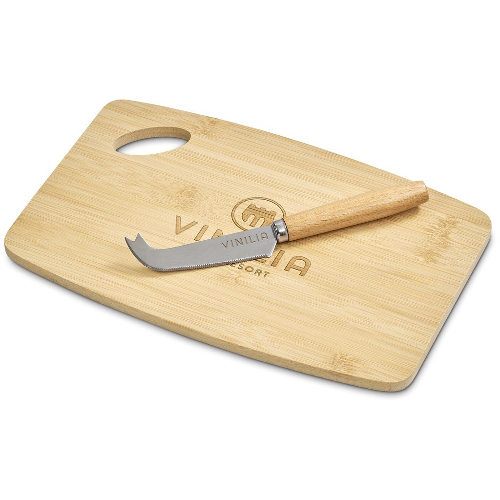 Edamu Bamboo Cheese Board Set