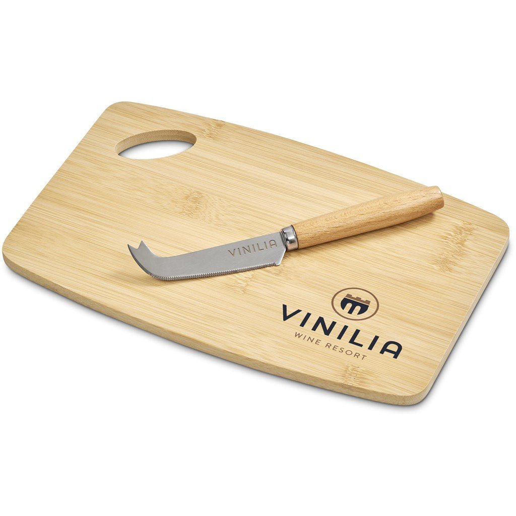 Edamu Bamboo Cheese Board Set