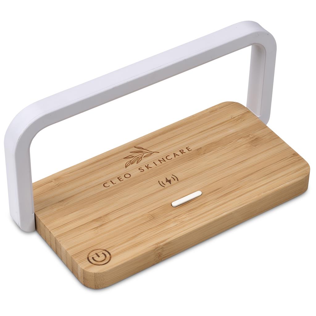 Yoru Bamboo Wireless Charger & Night Light