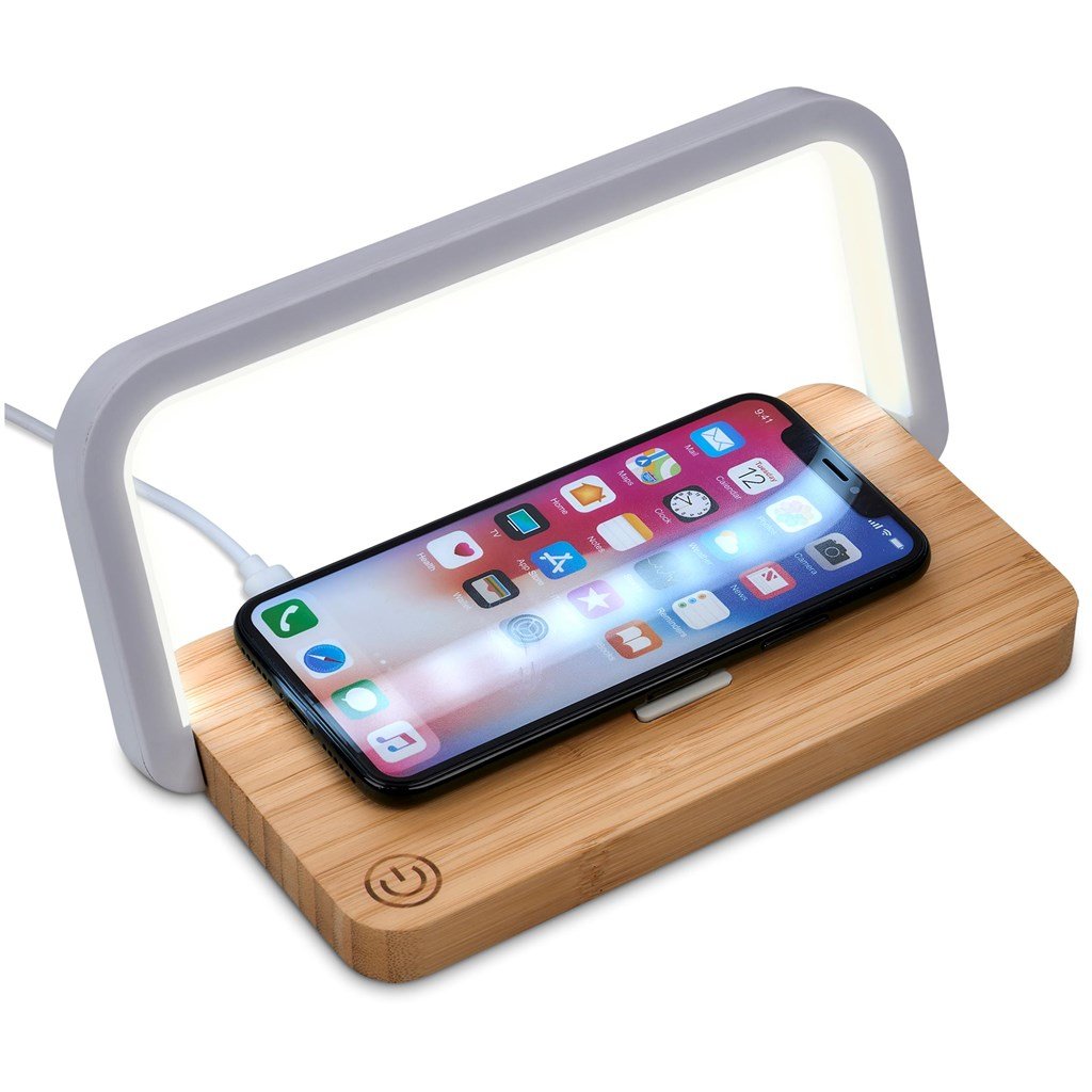 Yoru Bamboo Wireless Charger & Night Light