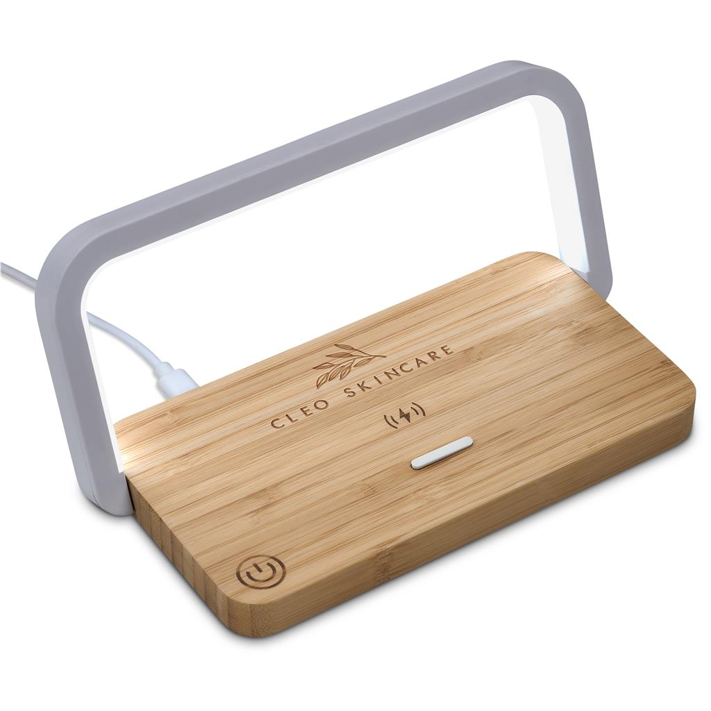 Yoru Bamboo Wireless Charger & Night Light
