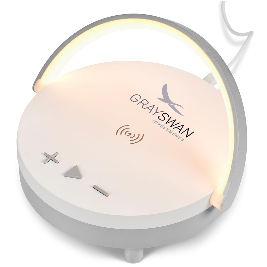 Anchorage Bluetooth Speaker, Wireless Charger & Night Light
