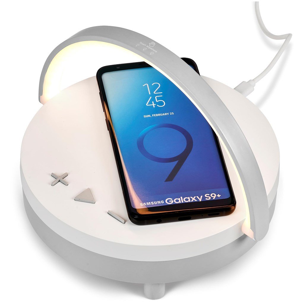 Anchorage Bluetooth Speaker, Wireless Charger & Night Light