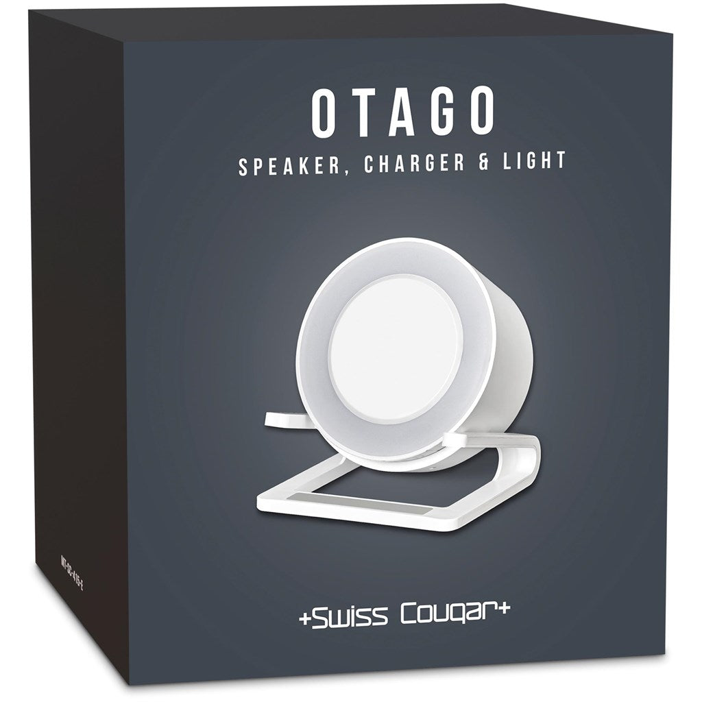 Otago Bluetooth Speaker, Wireless Charger, Phone Stand & Night Light