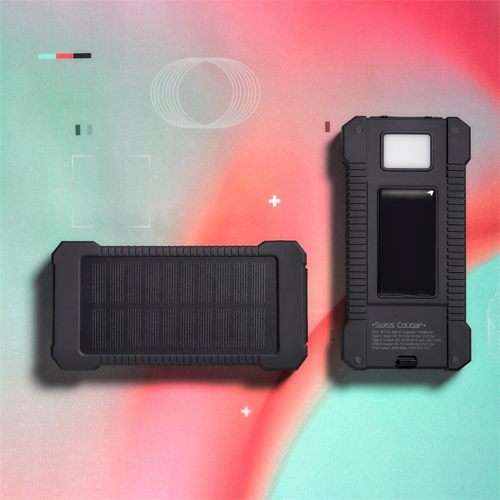 Durban Fast Charge 20W Solar Power Bank -10000mAh