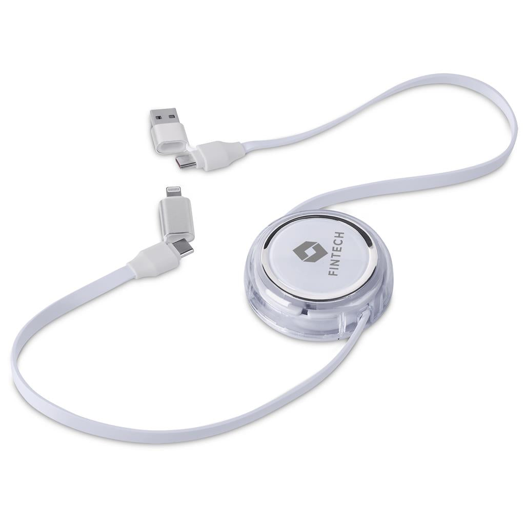 Luanda 4-in-1 Retractable Fast Charge 240W PD Cable