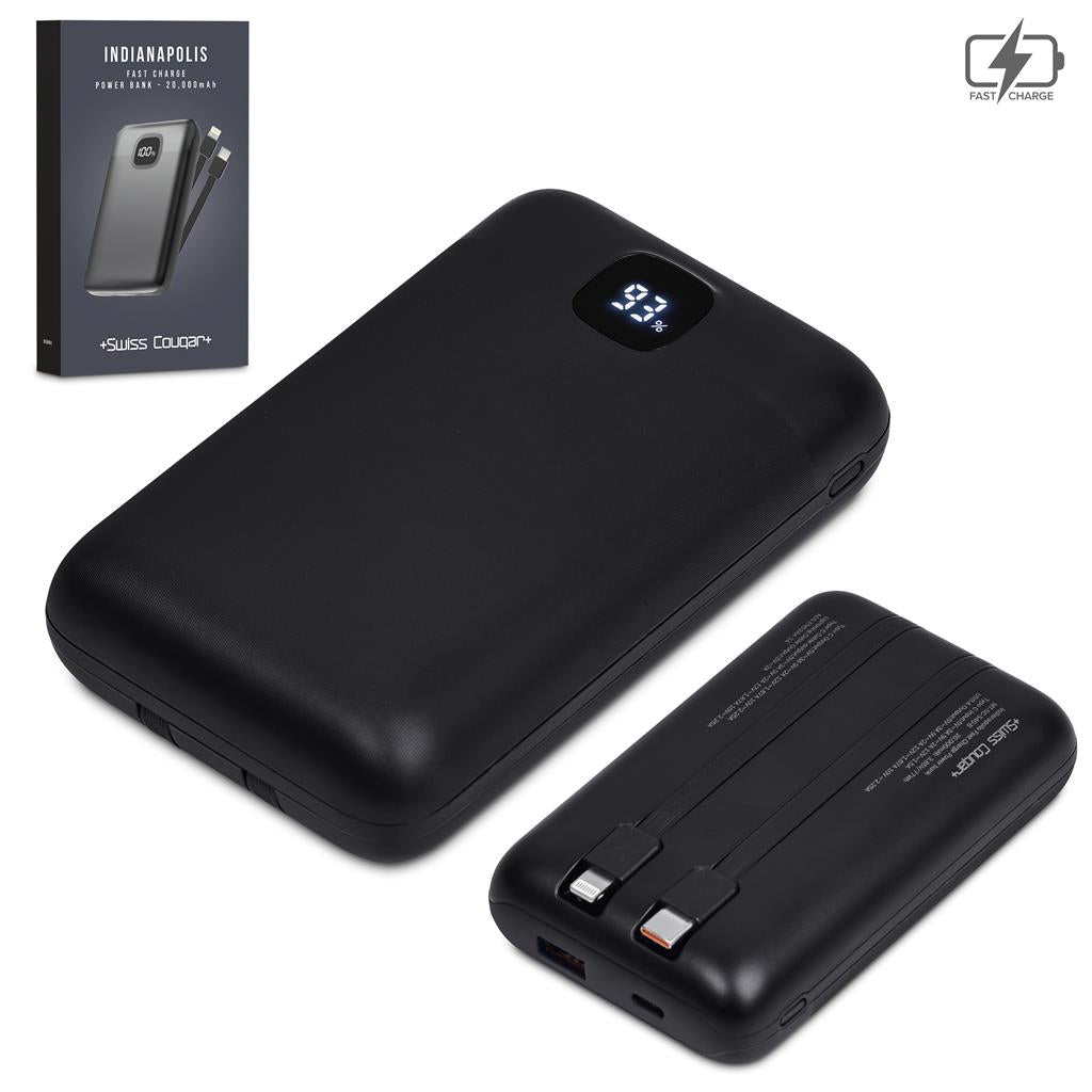 Indianapolis Fast Charge 22.5W Power Bank -20,000mAh