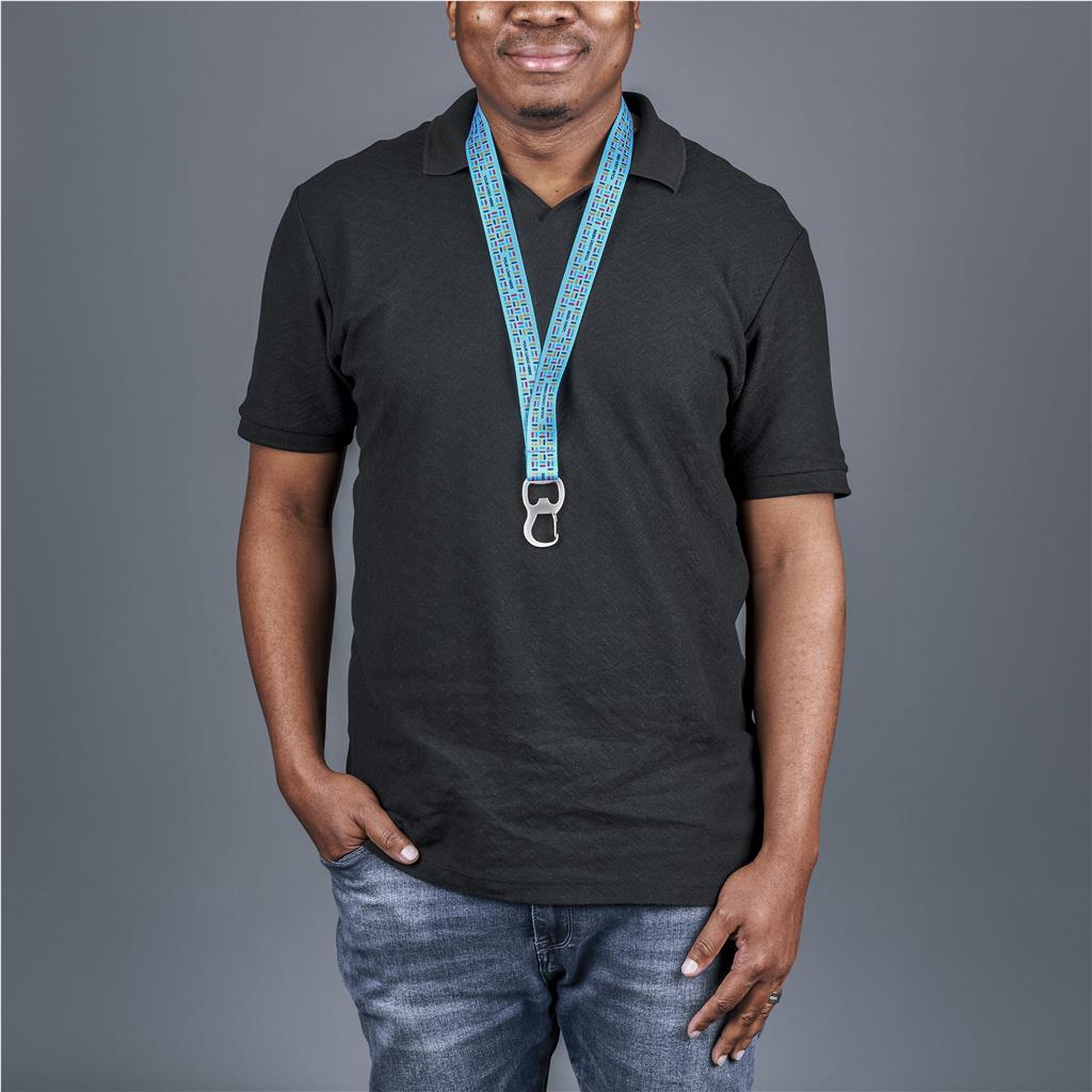 Zava Double-Sided Bottle Opener Lanyard - Sample