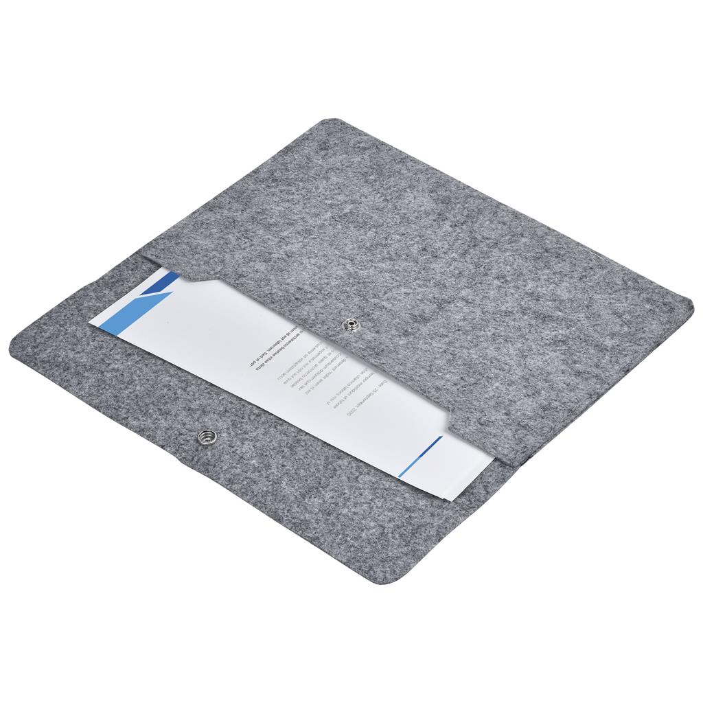 Pre-Production Sample Custom Revo RPET Felt Document Holder