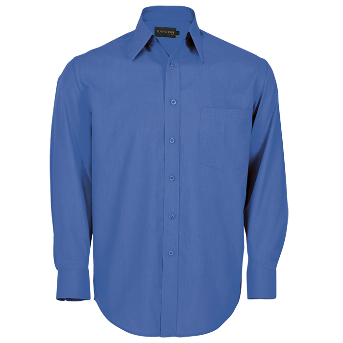 Basic Poly-Cotton Lounge Long-Sleeve Shirt