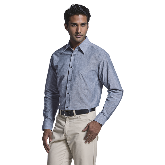 Mens Oxford Lounge Long Sleeve