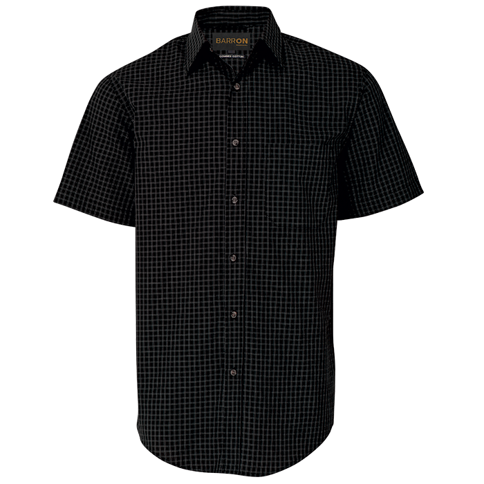 Mens Pioneer Check Lounge Short Sleeve
