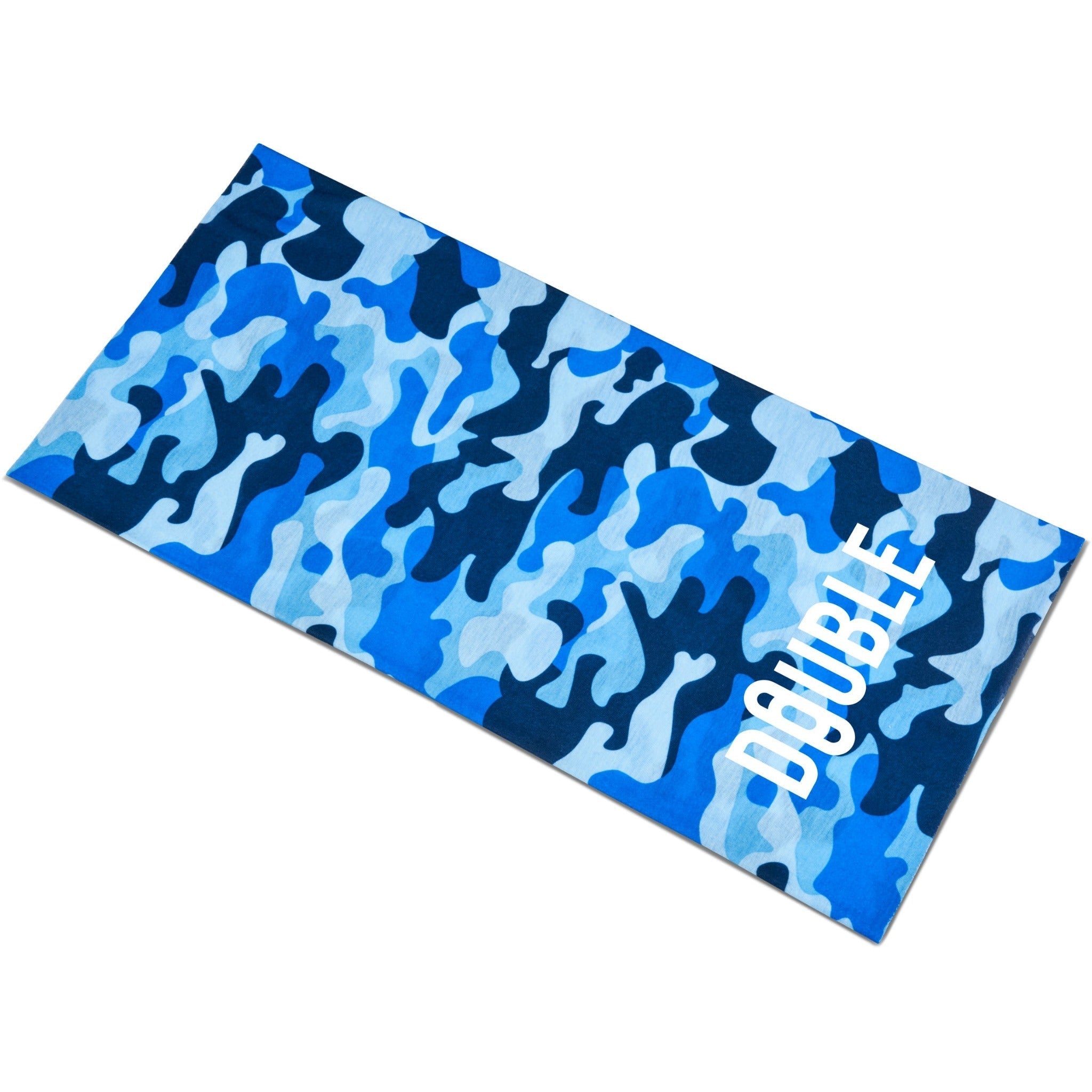 Blue Camouflage Flexible Tube Bandana