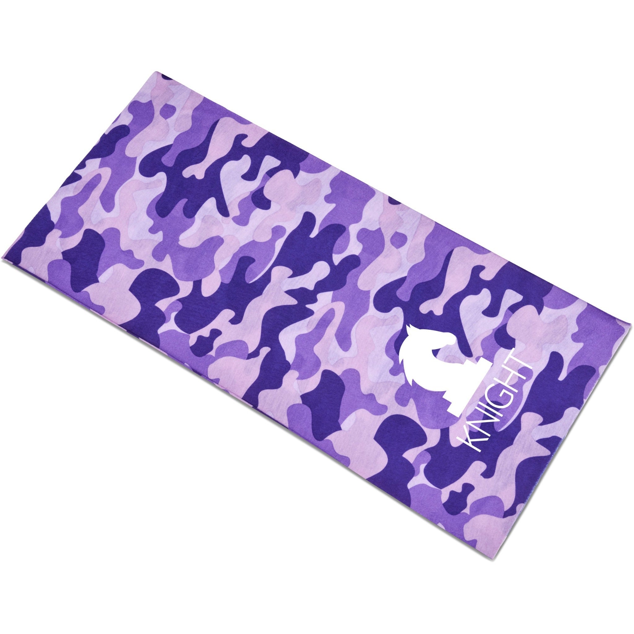 Purple Camouflage Flexible Tube Bandana