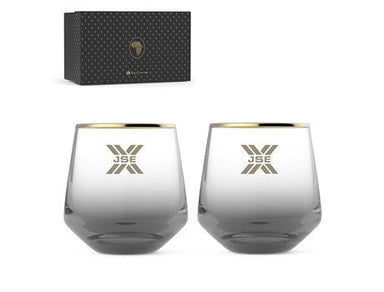 Andy Cartwright Afrique Dusk Whiskey Glass Set-Black-BL