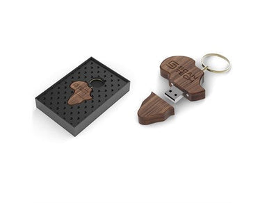 Andy Cartwright Afrique Wood Memory Stick - 16GB-16GB