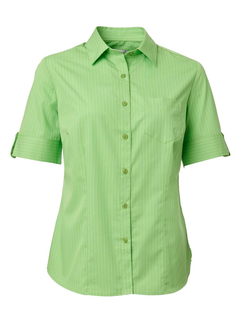 Angelique K202 S/S Blouse - Lime Green / 40