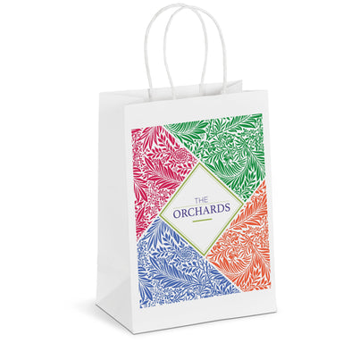 Animated Mini Gift Bag 200gsm Solid White / SW