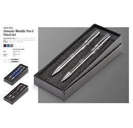 Armada Metallic Pen And Pencil Set-