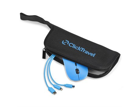 Mouse Pad & Charging Cable Tech Gift Set-Computer Accessory Sets