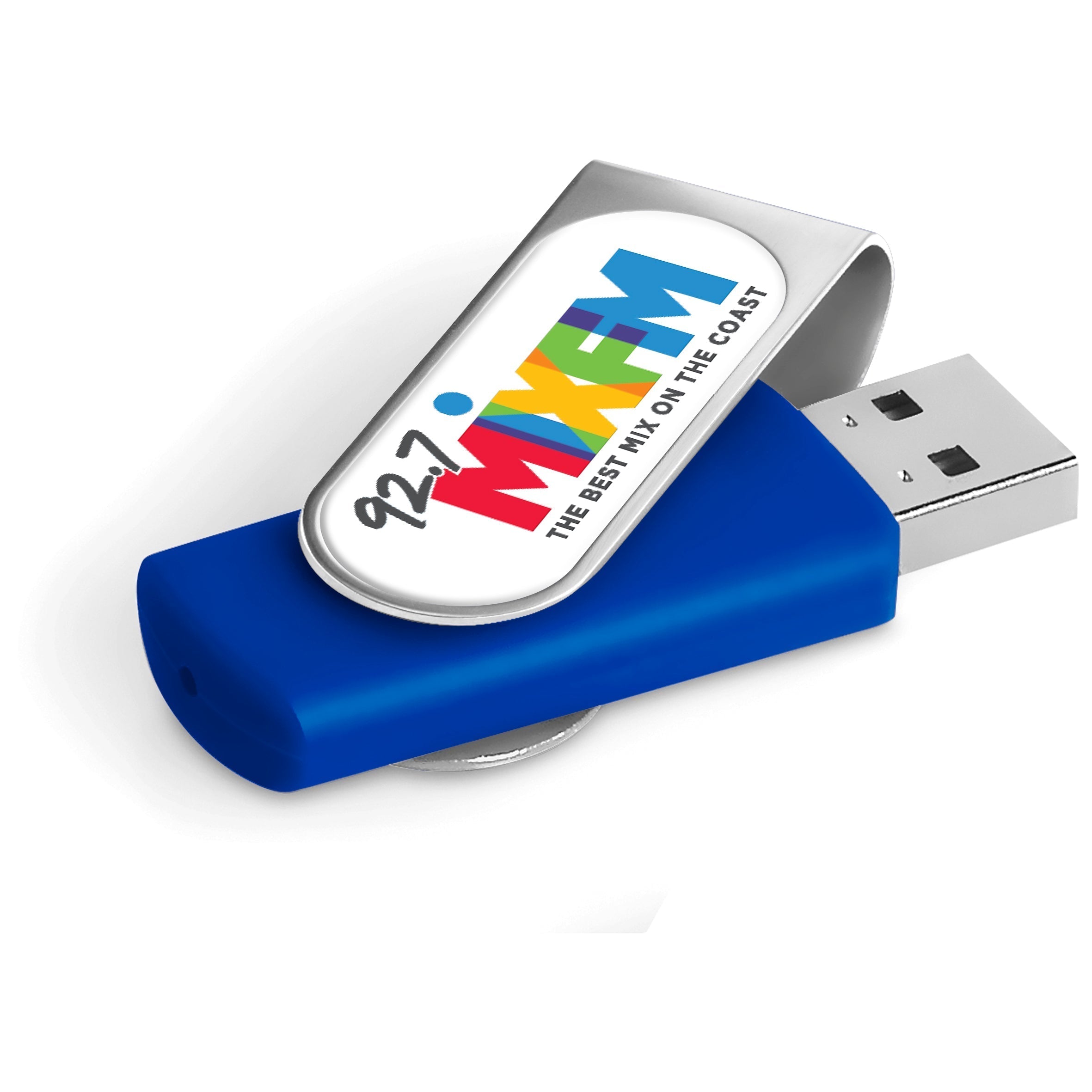 Axis 16Gb Dome Memory Stick - Yellow-16GB-Blue-BU