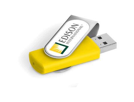 Axis 16Gb Dome Memory Stick - Yellow-