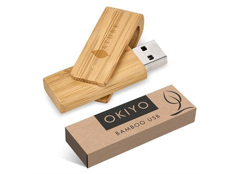 Okiyo Bakemono Bamboo Memory Stick - 32GB-32GB-Natural-NT