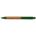 Bamboo Ballpoint Pen with Plastic Trims Green / STD / Regular - Pens