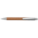 Bamboo Ballpoint Pen with Plastic Trims Silver / STD / Regular - Pens