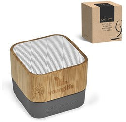 Okiyo Oto Bamboo Bluetooth Speaker-Natural-NT