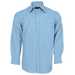 Basic Poly-Cotton Lounge Long-Sleeve Shirt Sky Blue / MED / Regular - Shirts & Tops
