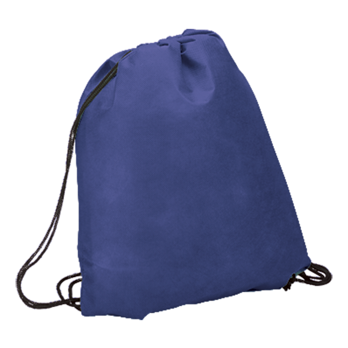 BB0001 - Drawstring Bag - Non-Woven Navy / STD / Regular - 