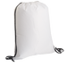 BB0009 - Lightweight Drawstring Bag - 210D White / STD / Last Buy - Drawstrings
