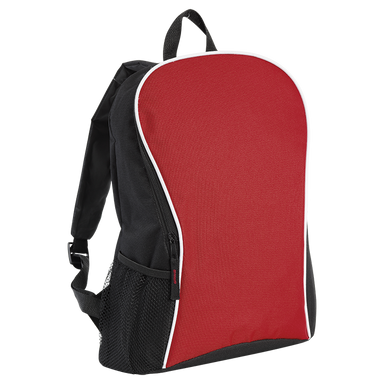 BB0110 - Curve and Arch Design Backpack Red / STD / Regular 