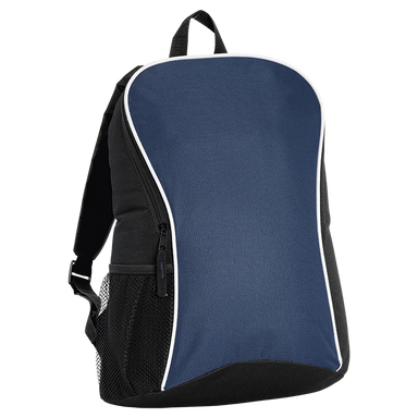 BB0110 - Curve and Arch Design Backpack Navy / STD / Regular