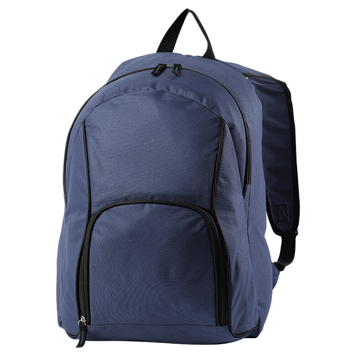 BB0116 - Puffed Front Pocket Backpack Navy / STD / Regular - Backpacks