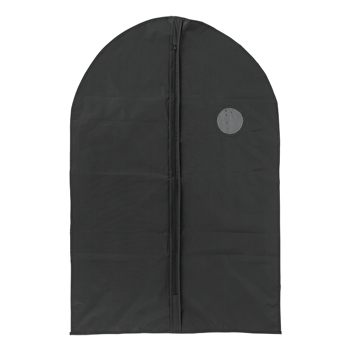 BB6449 - PEVA Garment Bag Black / STD / Regular - Travel Bags