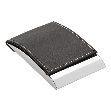 BD0006 - Business Card Case With Magnetic Lid Black / STD / Last Buy - Office Accessories
