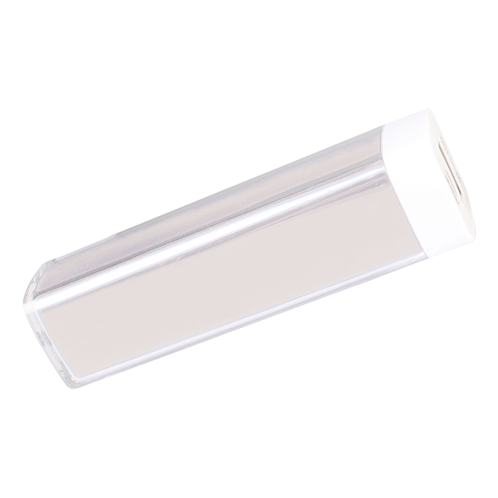 BE0062 - Plastic 2200 mAh Powerbank White / STD / Regular - Technology