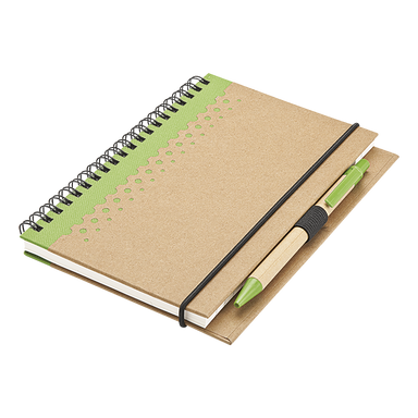 BF0006 - Recycled Junior Pad and Pen Green / STD / Last Buy 