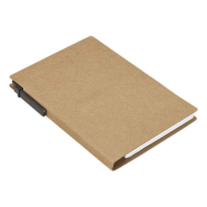 BF0010 - Recycled Notebook With Pen And Flags Natural / STD 