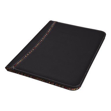 BF0015 - Tribal Stripe A4 Folio - 40 Pages Black / STD / Last Buy - Folders