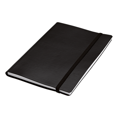 BF0020 - A5 Journal With Elastic Band Closure - 80 Pages Black / STD / Regular - Notebooks