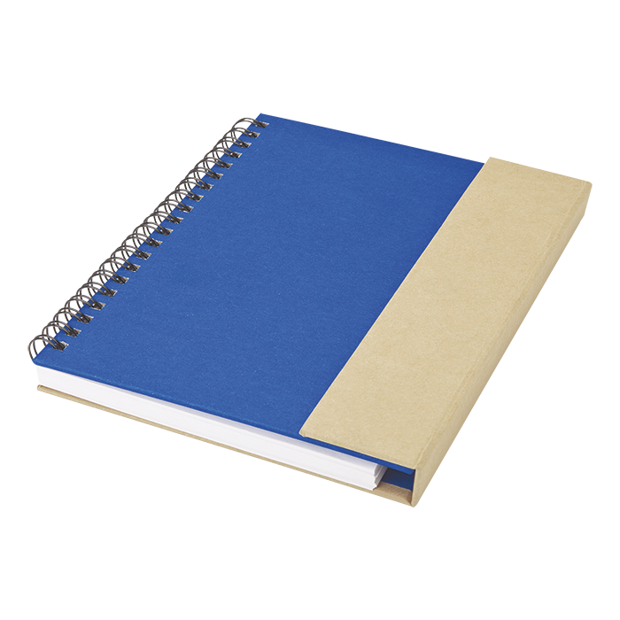 BF0045 - Recycled Notebook with Magnetic Flap Blue / STD / Last Buy - Notebooks