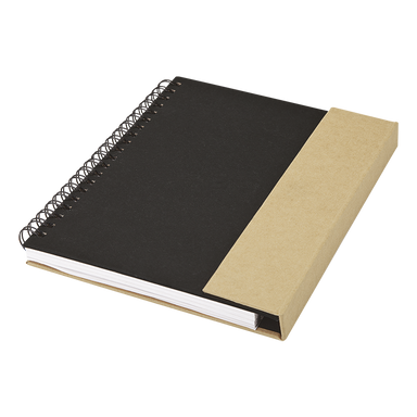 BF0045 - Recycled Notebook with Magnetic Flap Black / STD / 