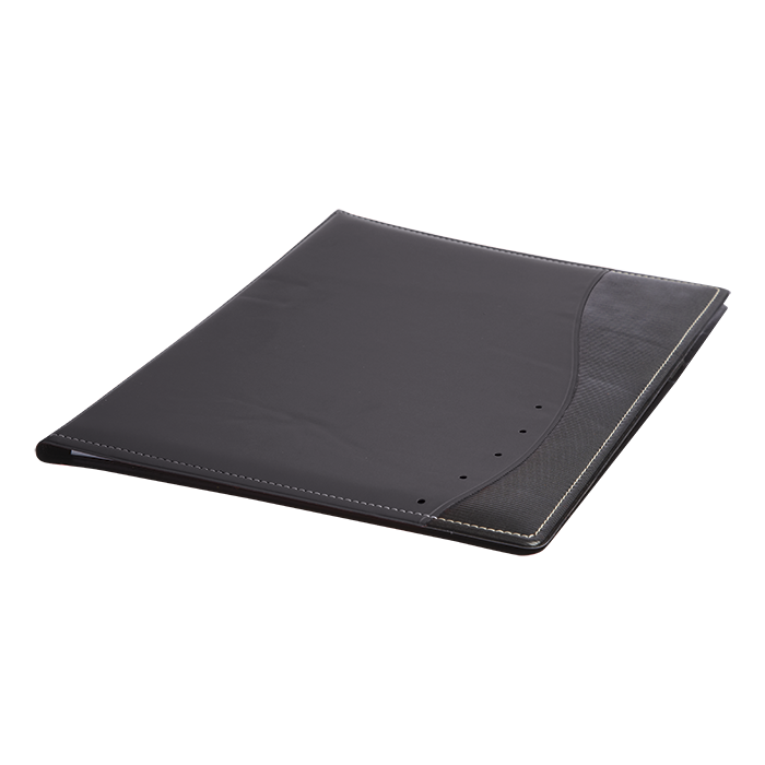 BF0062 - Curved Design A5 Folder Black / STD / Last Buy - Folders